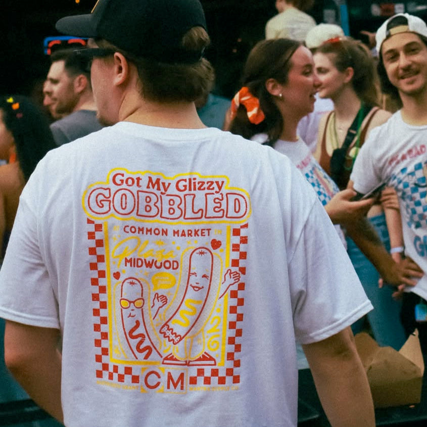 AKG Glizzy Tee - Common Market x Hot Dog Bar Crawl (LOCAL PICKUP ONLY @ CMPM)